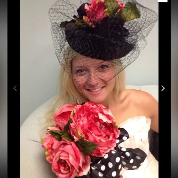 Accessories | Custom Designed Bridal Hat And Bouquet | Poshmark display picture 3